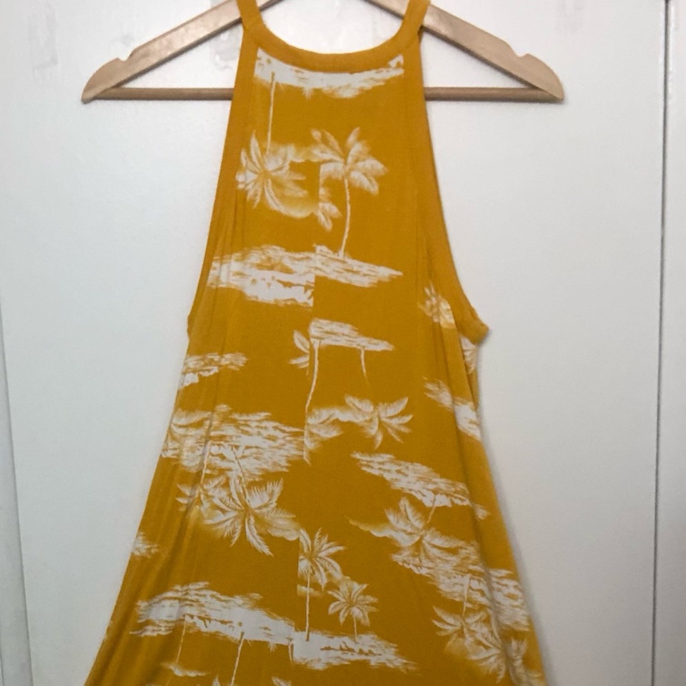 Old Navy, yellow palm tree dress - Picture 9 of 9